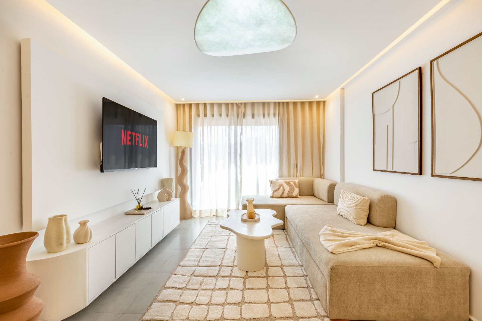 Salon beige design