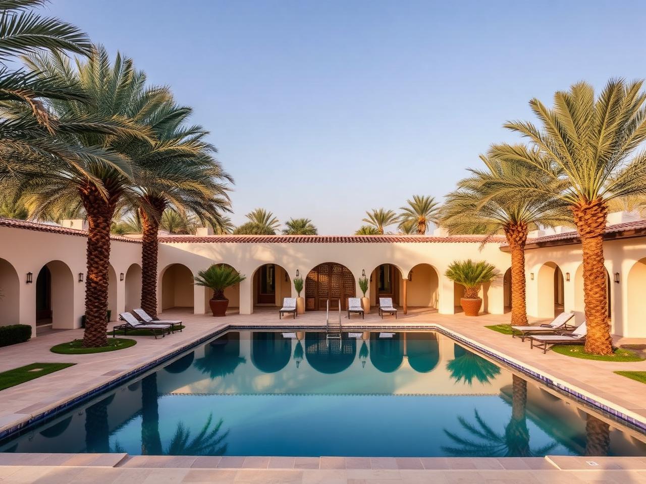 Villa avec piscine, Palmeraie